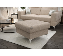 PUFA TAPICEROWANA MALIBU 70X70 CM - Odcienie beżu