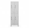 Fém ruhásszekrény BARTEK 2 Plus, Szürke