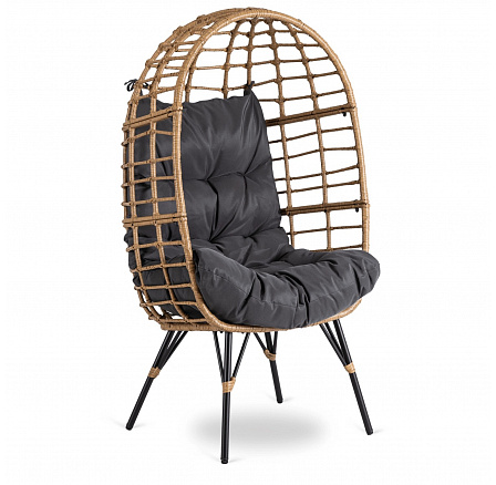 Fotel Ogrodowy Wypoczynkowy MADISON Szary