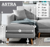 Rohová sedací souprava ASTRA , AsgL_03, Soft 11