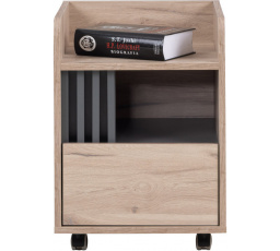 ALLMO AL-10 konténer, Világos Estana Tölgy/Antracit