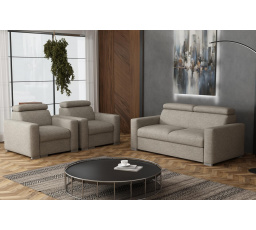 Sedací souprava Petrit 3+1+1 Aragon hnědošedá