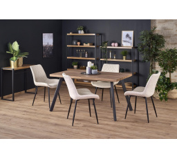 BERLIN étkezőasztal, Dió/Fekete