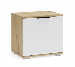 CLIF ST-50 komód, artisan tölgy / fehér