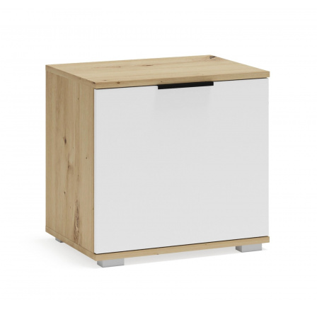 CLIF ST-50 komód, artisan tölgy / fehér