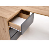 BEGA íróasztal, Artisan Tölgy/Grafit UNI