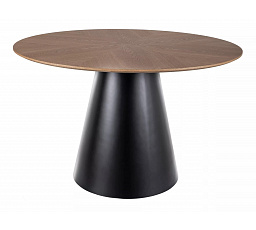 ANGEL étkezőasztal 120, Tölgy/Fekete