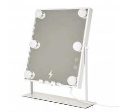 LED tükör hangszóróval és töltővel