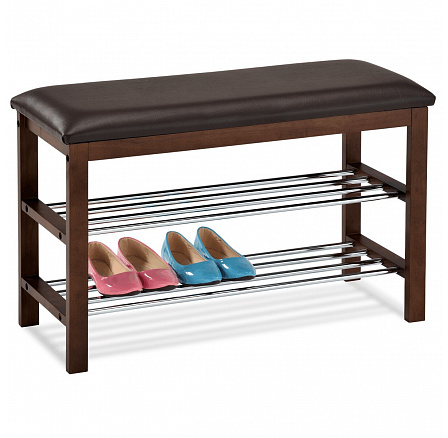 Botník, masiv, hnědá, 83168-06 WAL