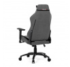 Herní křeslo, houpací mechanismus, šedá látka, KA-F12 GREY2