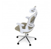 Kancelářská židle, houpací mechanismus, béžová síťovina, KA-K2031 BGE