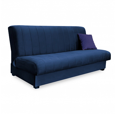 Wersalka Rozkładana SIGMA Granatowa Welurowa