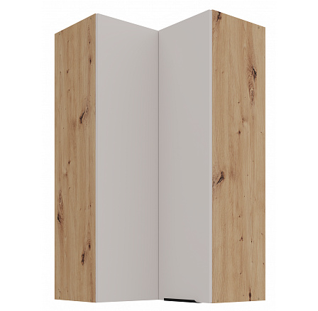 Horní rohová skříňka SOLEA - 60x60 GN-108 2F (90°), Dub Artisan/Kašmír