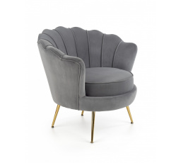 AMORINITO fotel, szürke/arany