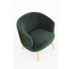 CROWN fotel, sötétzöld