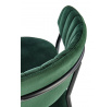 Étkezőszék K426, zöld bársony