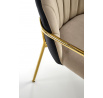 Étkezőszék K500, Bézs/Fekete/Arany