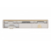 AMILIO RTV 200 1K2SZ - cashmere / dąb olejowany / uchwyty dąb jasny