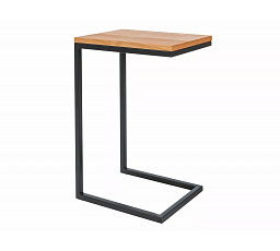 LARGO C asztal, Tölgy/Fekete