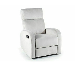 OLIMP VELVET dönthető fotel, Világosszürke Bluvel 03