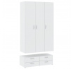 BASIC 3D4S ruhásszekrény, Fehér