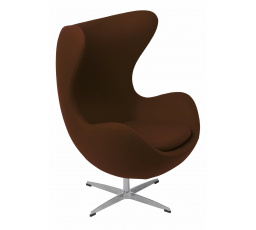 Tojás fotel barna kasmír 16 Prémium