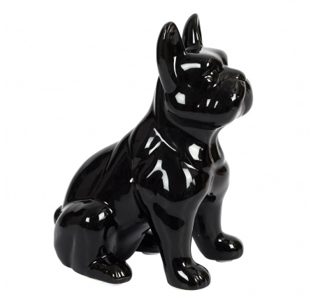 Francia bulldog figura M fekete