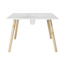 Gyerekasztal ceruzatartó bögrével