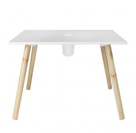 Gyerekasztal ceruzatartó bögrével