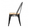 Paris Wood szék fekete természetes fenyő