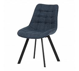 Jídelní židle, modrá, látka, HC-465 BLUE2