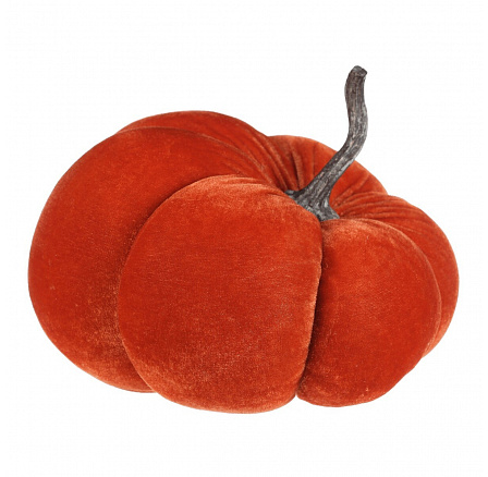 Textil tök - átmérő 23 cm, puha plüssel, narancssárga színben Textil tök - átmérő 23 cm, puha plüssel, narancssárga színben