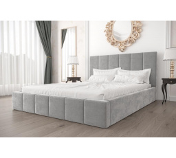 ŁÓŻKO RADO - 140x200 , Drewniany