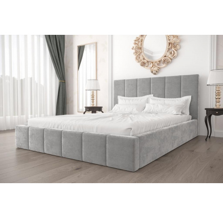 ŁÓŻKO RADO - 140x200 , Drewniany