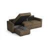 Rohová sedací souprava Tomáš sv.hnědá