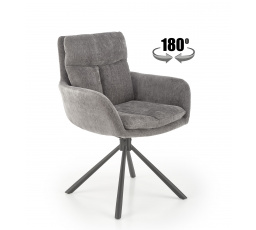 Forgó étkezőszék K495, Szürke/Fekete