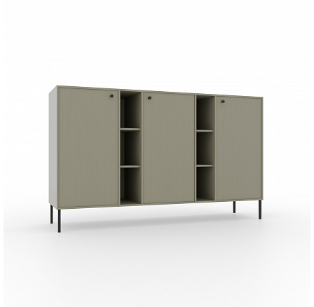 Komód 3D 6P Tili Eukaliptusz+Eukaliptusz