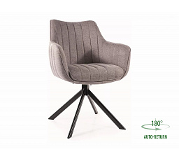 AZALIA forgó étkezőszék, Brego Szürke 07/Fekete