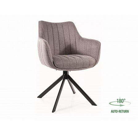 AZALIA forgó étkezőszék, Brego Szürke 07/Fekete