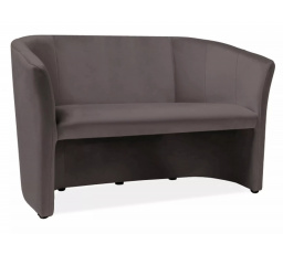 TM-2 kanapé, Velvet Grey Bluvel 14 / wenge