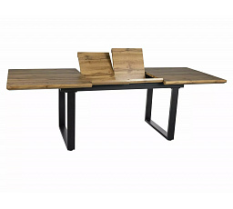 UMBERTÓ II étkezőasztal 160, Artisan Tölgy/Fekete matt