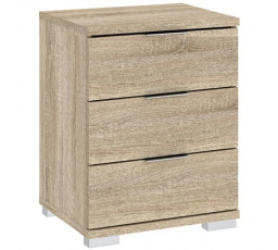 PRAHA 3S komód, Sonoma tölgy