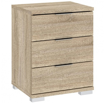 PRAHA 3S komód, Sonoma tölgy