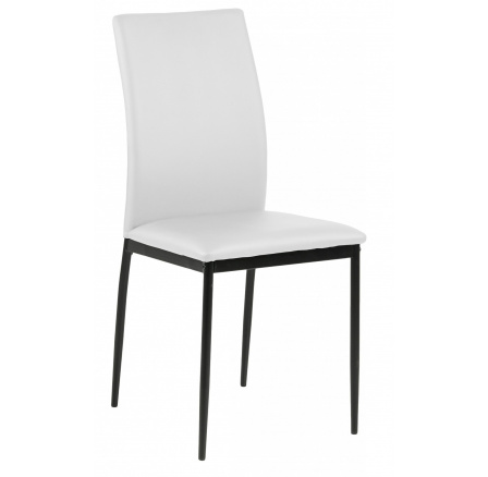 Demina szék fehér PU