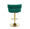 H4-FX bárszék, zöld / arany