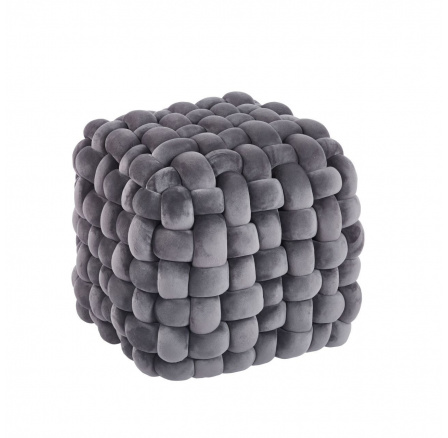 Bársony puff (szürke) P7-FX Bársony puff (szürke) P7-FX