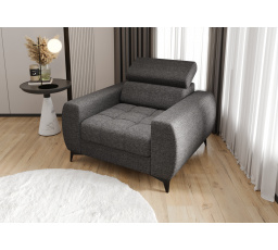 FOTEL PORTO 110 CM - Odcienie szarości