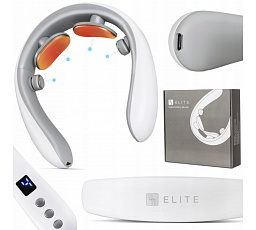 Masażer Do Karku ME-NM03 Z Funkcją Podgrzewania Biały/Szary