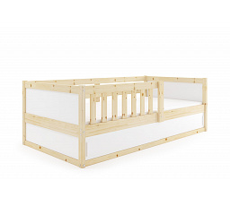 Dětská postel SMART 2 bez matrace, Přírodní