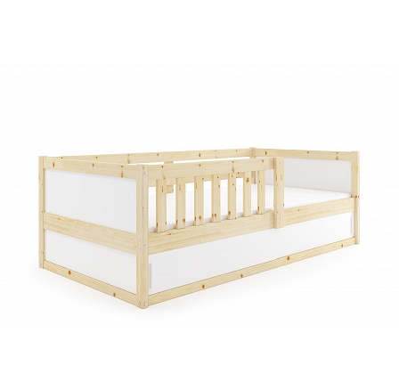 Dětská postel SMART 2 bez matrace, Přírodní